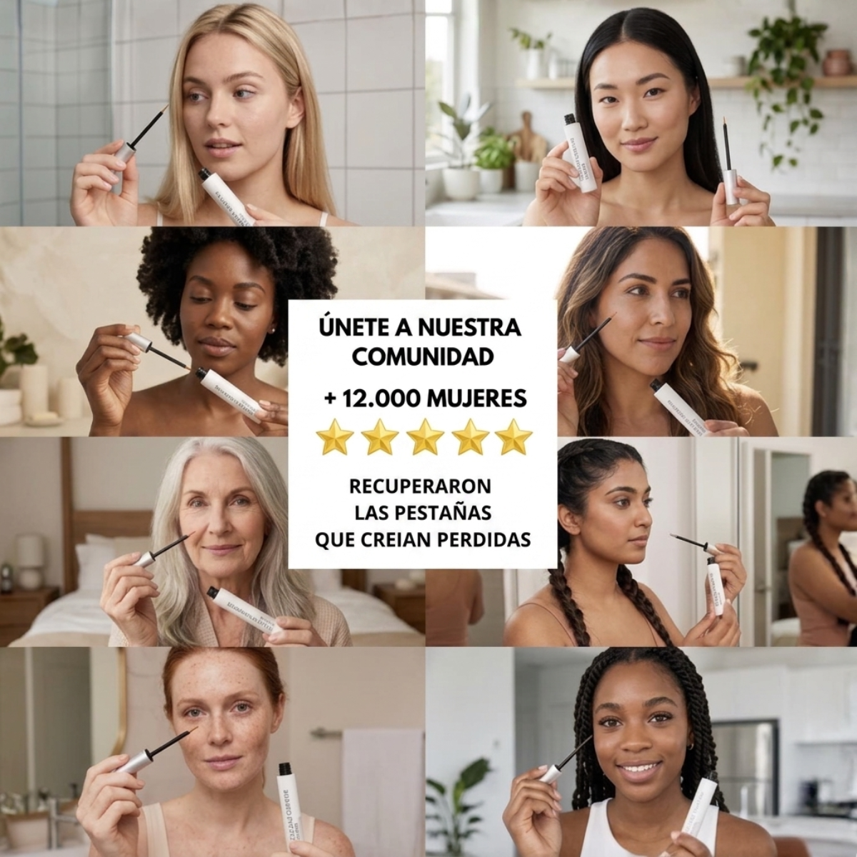 El Sérum 4 en 1 que Despierta tus Pestañas: Más Largas, Densas y Fuertes - Desde el Día 1